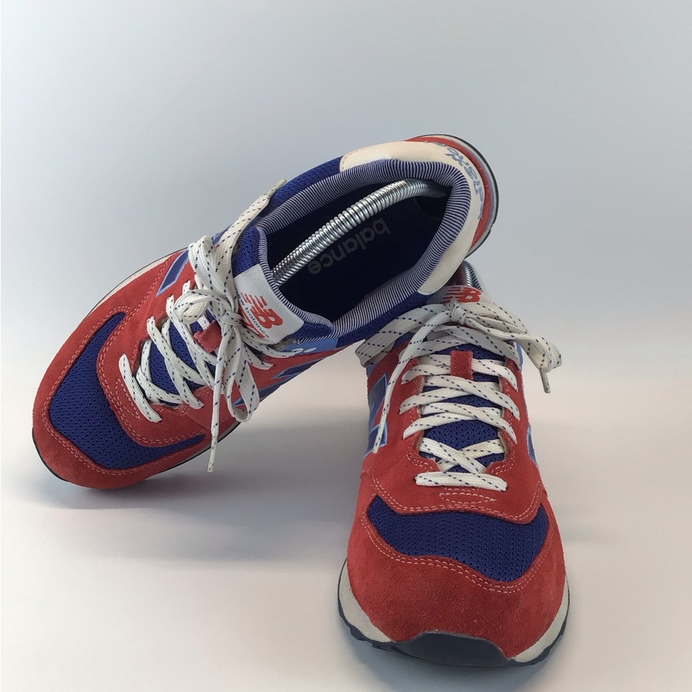 New Balance Crimson and Navy Athletic Shoes ML574YCR Used M 9.5